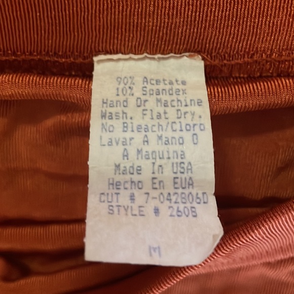 Vintage, burnt Orange, two-piece set - Picture 4 of 5